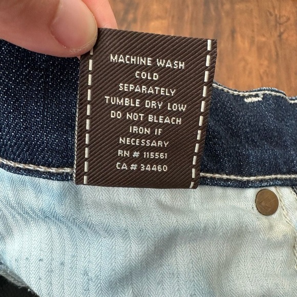 7 FOR ALL MANKIND Dojo Low Rise Flare Jeans Distressed *SEE DESC* - Picture 13 of 16